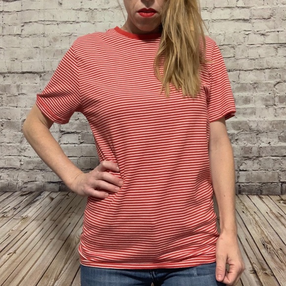 ‼️ZIPCODE Red Striped Classic Tee Size Med‼️ - Picture 4 of 7